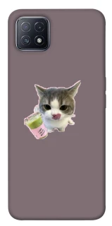 Чехол на Oppo A73 cat matcha фото 1 из 1