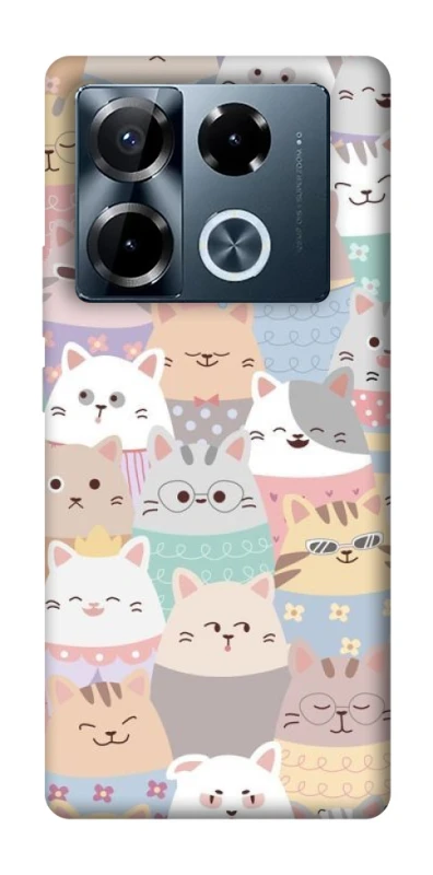 Чехол на Infinix Note 40 Pro 4G Funny Kittens ver.2 фото 1 из 1