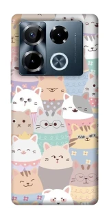 Чехол на Infinix Note 40 Pro 4G Funny Kittens ver.2 фото 1 из 1