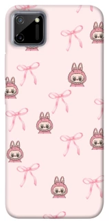Чехол на Realme C11 Pink bows and Labubus фото 1 из 1