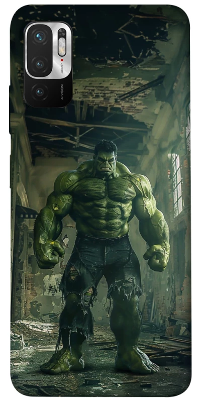 Чехол на Xiaomi Redmi Note 10 5G Angry Hulk фото 1 из 1