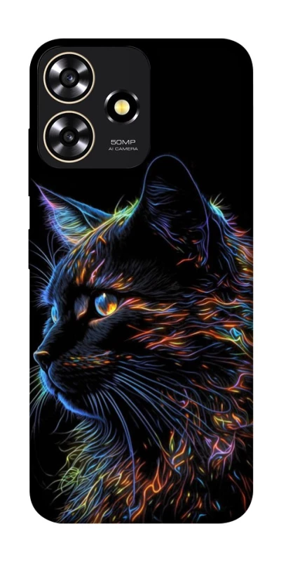 Чехол на ZTE Blade A73 4G Черный кот фото 1 из 1