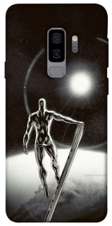 Чехол на Samsung Galaxy S9+ Серебряный сёрфер фото 1 из 1