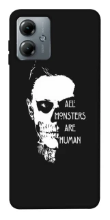 Чохол на Motorola Moto G14 All Monsters are Human фото 1 з 1