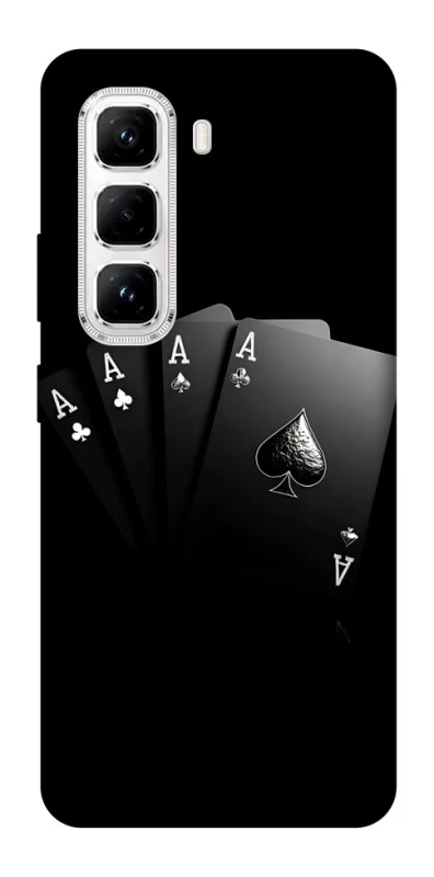 Чохол на Infinix Hot 50 Pro Black Cards фото 1 з 1