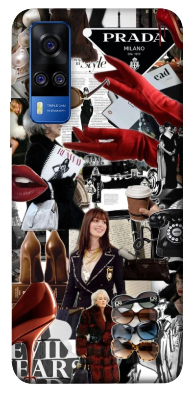 Чохол на Vivo Y51a Fashion collage ver.13 фото 1 з 1