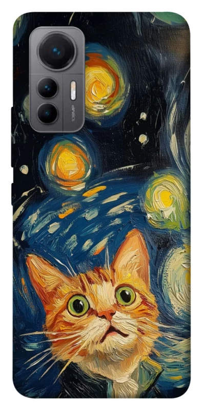 Чохол на Xiaomi 12 Lite paint cat фото 1 з 1