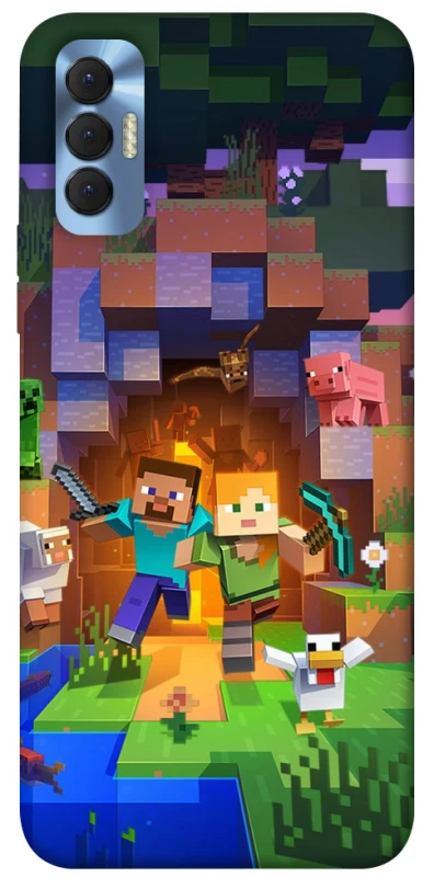 Чохол на TECNO Spark 8P Minecraft game фото 1 з 1
