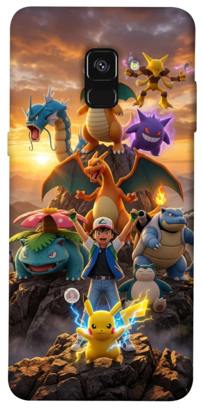 Чехол на Samsung A530 Galaxy A8 (2018) Pokemon фото 1 из 1
