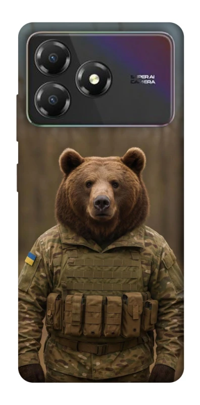 Чехол на ZTE Blade A36 Медведь защитник фото 1 из 1