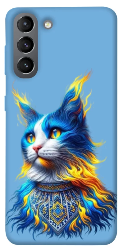 Чохол на Samsung Galaxy S21 Кіт патріот фото 1 з 1