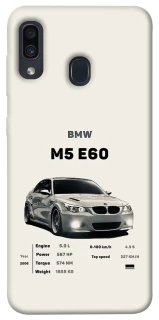 Чехол на Samsung Galaxy A20 / A30 BMW M5 E60 фото 1 из 1