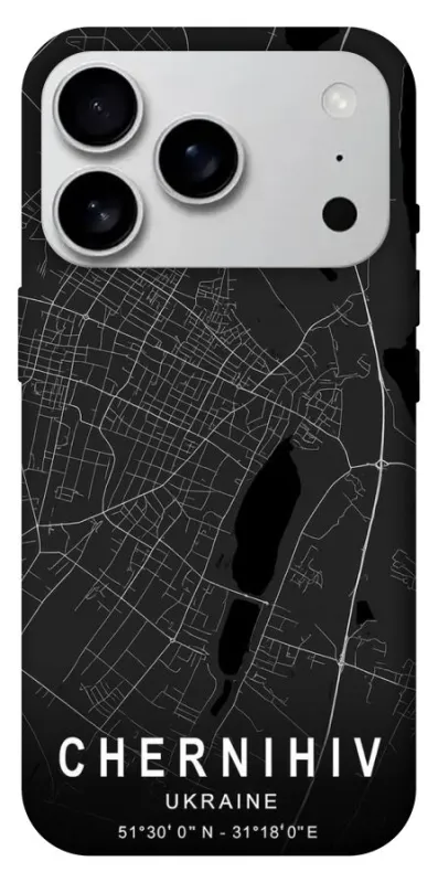 Чехол на Apple iPhone 18 Pro Max Chernihiv map фото 1 из 1