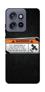 Чехол на Motorola Edge 50 Neo Warning фото 1 из 1