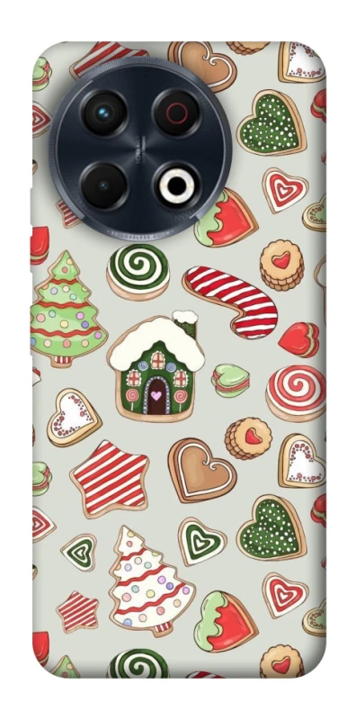 Чехол на TECNO Spark 30 Pro (KL7) Новогодний v7 фото 1 из 1