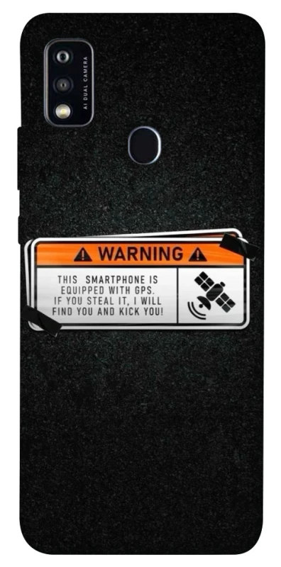 Чехол на ZTE Blade A51 Warning фото 1 из 1