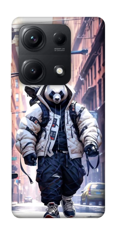 Чехол на Xiaomi Redmi Note 14S Панда курьер фото 1 из 1