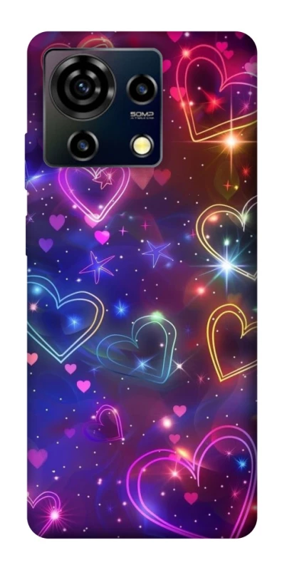 Чохол на ZTE Blade V50 Vita Drawn hearts фото 1 з 1