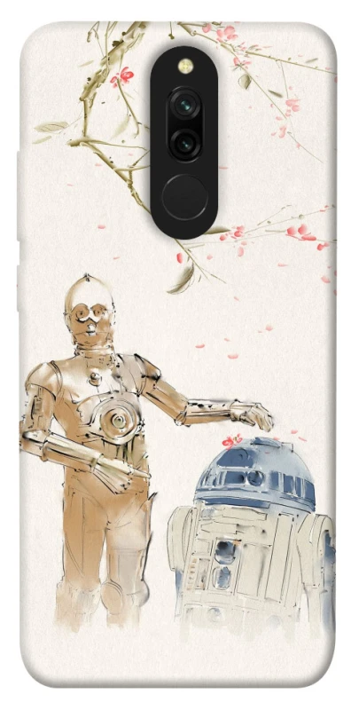 Чехол на Xiaomi Redmi 8 Star Wars robots фото 1 из 1