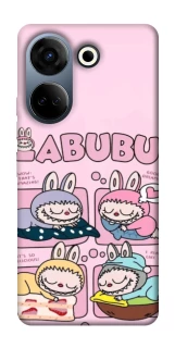 Чехол на TECNO Camon 20 Pro (CK7n) Labubu Dreams Collage фото 1 из 1