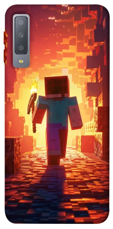 Чохол на Samsung A750 Galaxy A7 (2018) Minecraft adventure фото 1 з 1