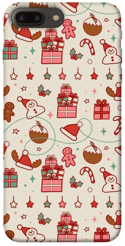 Чехол на Apple iPhone 7 plus / 8 plus Новогодний v14 фото 1 из 1
