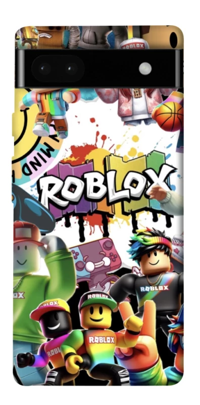 Чехол на Google Pixel 6a Roblox Characters Collage фото 1 из 1