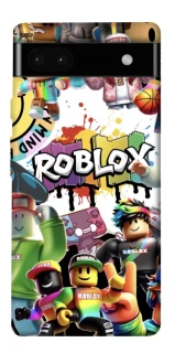 Чехол на Google Pixel 6a Roblox Characters Collage фото 1 из 1