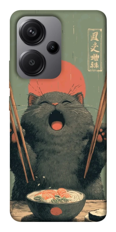 Чохол на Xiaomi Redmi Note 13 Pro+ Hungry Cat фото 1 з 1