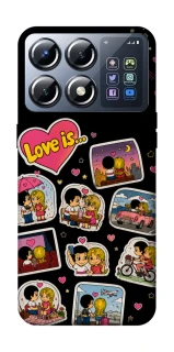 Чехол на Xiaomi POCO X8 Pro Love is ver.3 фото 1 из 1