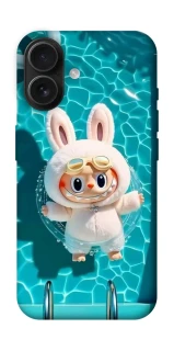Чехол на Apple iPhone 16 Labubu in the pool ver.2 фото 1 из 1