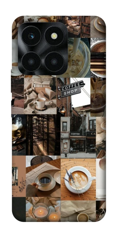 Чохол на Huawei Honor X6a Coffee collage ver.3 фото 1 з 1