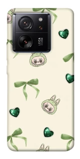 Чохол на Xiaomi 13T Labubu Green Heart фото 1 з 1