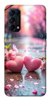 Чехол на Oppo Reno 5 4G Pink heart фото 1 из 1