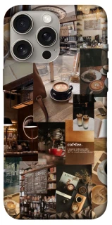 Чехол на Apple iPhone 15 Pro Max (6.7") Coffee collage ver.2 фото 1 из 1