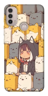 Чохол на Motorola Moto E40 Like a cat фото 1 з 1