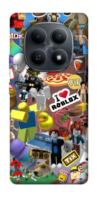 Чехол на Xiaomi Redmi Note 15 4G/5G (EU) Roblox collage ver.5 фото 1 из 1