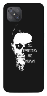 Чехол на Oppo A92s All Monsters are Human фото 1 из 1