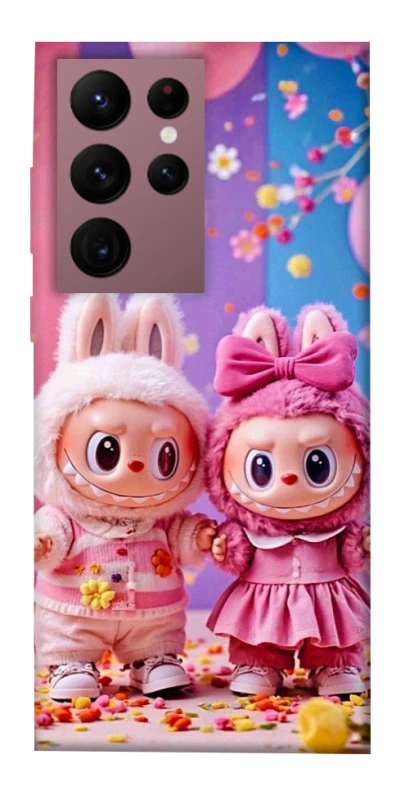 Чохол на Samsung Galaxy S22 Ultra Labubu twins ver.2 фото 1 з 1