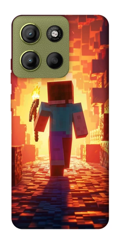 Чохол на Motorola Moto G15 4G Minecraft adventure фото 1 з 1