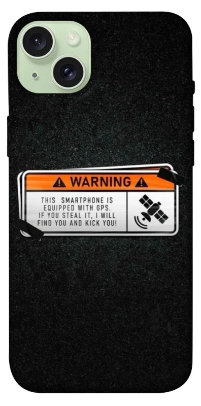 Чохол на Apple iPhone 15 Plus (6.7") Warning фото 1 з 1