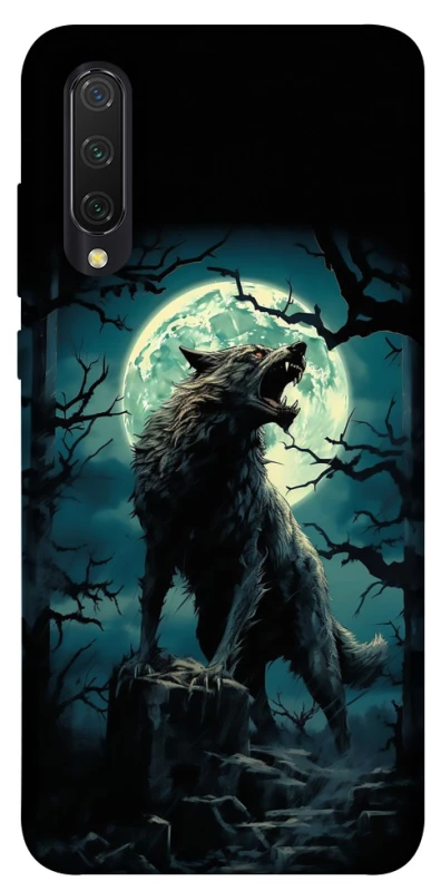 Чохол на Xiaomi Mi CC9 / Mi 9 Lite Вовк під місяцем фото 1 з 1