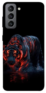 Чохол на Samsung Galaxy S21 FE fire tiger фото 1 з 1
