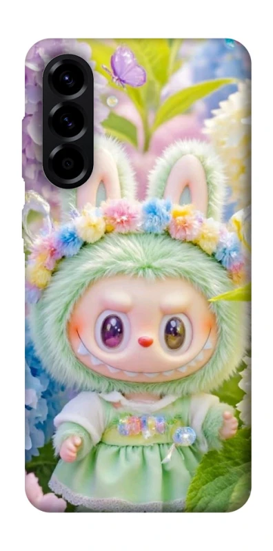 Чохол на Samsung Galaxy A56 5G Labubu & Flowers ver.2 фото 1 з 1