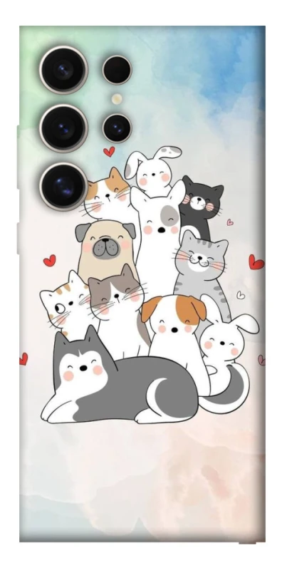 Чехол на Samsung Galaxy S25 Ultra Funny Pets ver.2 фото 1 из 1