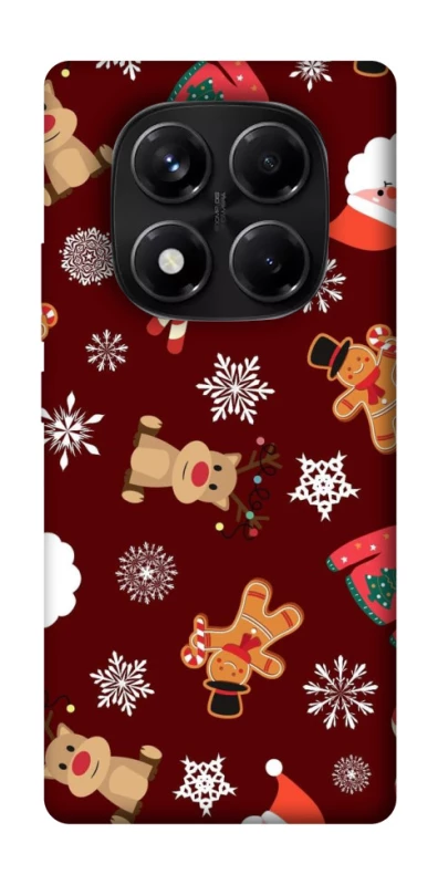 Чехол на Xiaomi Redmi Note 14 Pro 5G Новогодний v6 фото 1 из 1