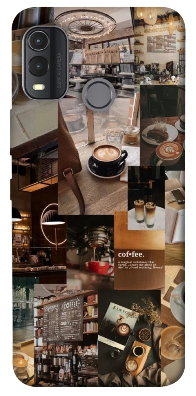 Чехол на Nokia G11 Plus Coffee collage ver.2 фото 1 из 1