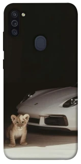 Чехол на Samsung Galaxy M11 Porsche white фото 1 из 1
