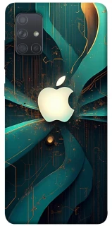 Чехол на Samsung Galaxy A71 Apple logo ver.4 фото 1 из 1