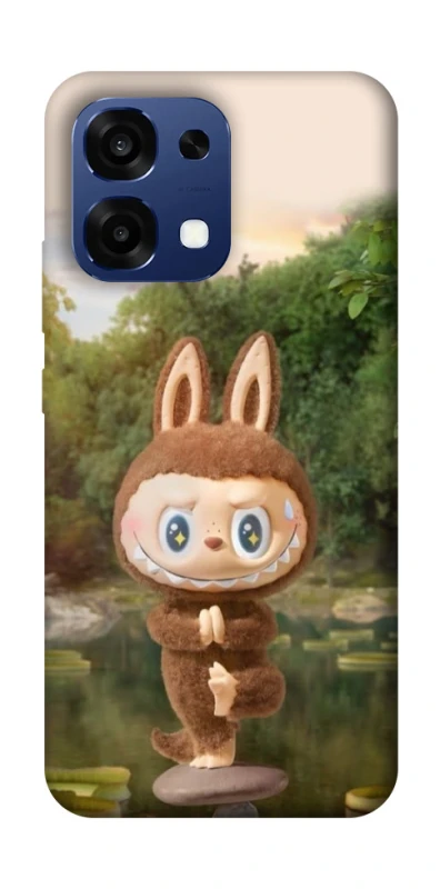 Чохол на Oppo A6 Pro 4G/5G Labubu Yoga фото 1 з 2